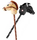 Hobby Horse beżowy lub czarny konik na patyku