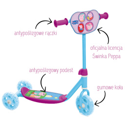 Hulajnoga trójkołowa Świnka Peppa