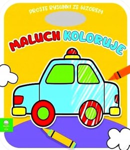 Kolorowanka Maluch Koloruje Auto