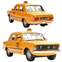 Samochód Metalowy Fiat 125p TAXI Zmiennicy Welly 1:34