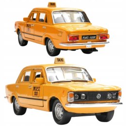 Samochód Metalowy Fiat 125p TAXI Zmiennicy Welly 1:34