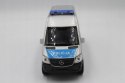 Samochód Metalowy Mercedes-Benz Sprinter Policja VAN Lodówa Welly 1:34