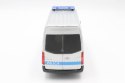 Samochód Metalowy Mercedes-Benz Sprinter Policja VAN Lodówa Welly 1:34