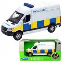 Metalowy Model WELLY Mercedes-Benz Van Sprinter POLICE 1:34