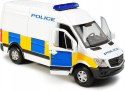 Metalowy Model WELLY Mercedes-Benz Van Sprinter POLICE 1:34