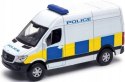 Metalowy Model WELLY Mercedes-Benz Van Sprinter POLICE 1:34