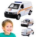 Metalowy Model WELLY Volkswagen T6 Karetka EMERGENCY 1:34