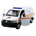 Metalowy Model WELLY Volkswagen T6 Karetka EMERGENCY 1:34