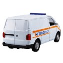 Metalowy Model WELLY Volkswagen T6 Karetka EMERGENCY 1:34