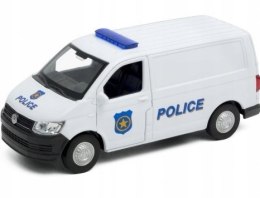 Metalowy Model WELLY Volkswagen Transporter T6 Policja POLICE 1:34