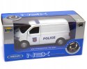 Metalowy Model WELLY Volkswagen Transporter T6 Policja POLICE 1:34