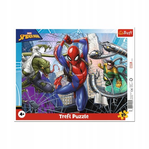 Puzzle Odważny SPIDERMAN 25 elementów TREFL 4+